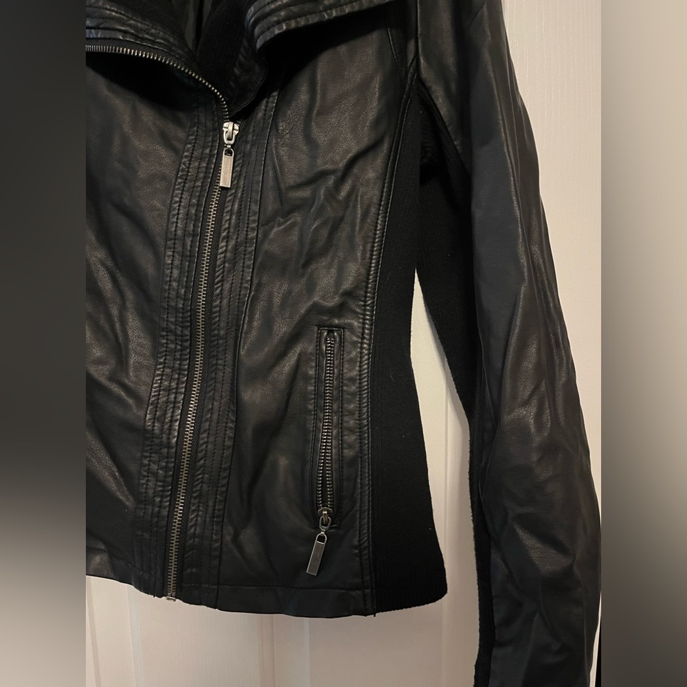 Faux Leather Jacket